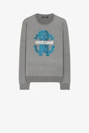 Sudadera de algodón con estampado Monograma RC