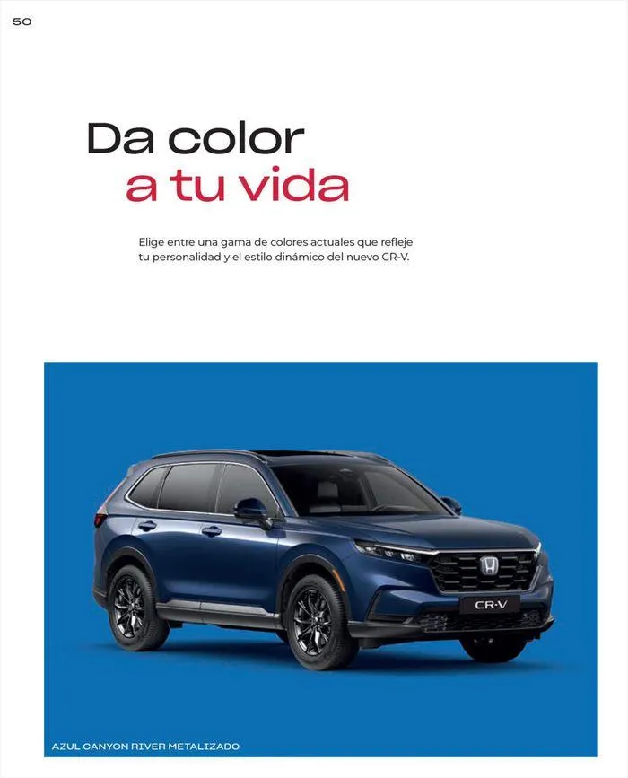 Catálogo de Honda CR-V e:HEV &amp; e:PHEV 9 de agosto al 30 de junio 2025 - Página 50