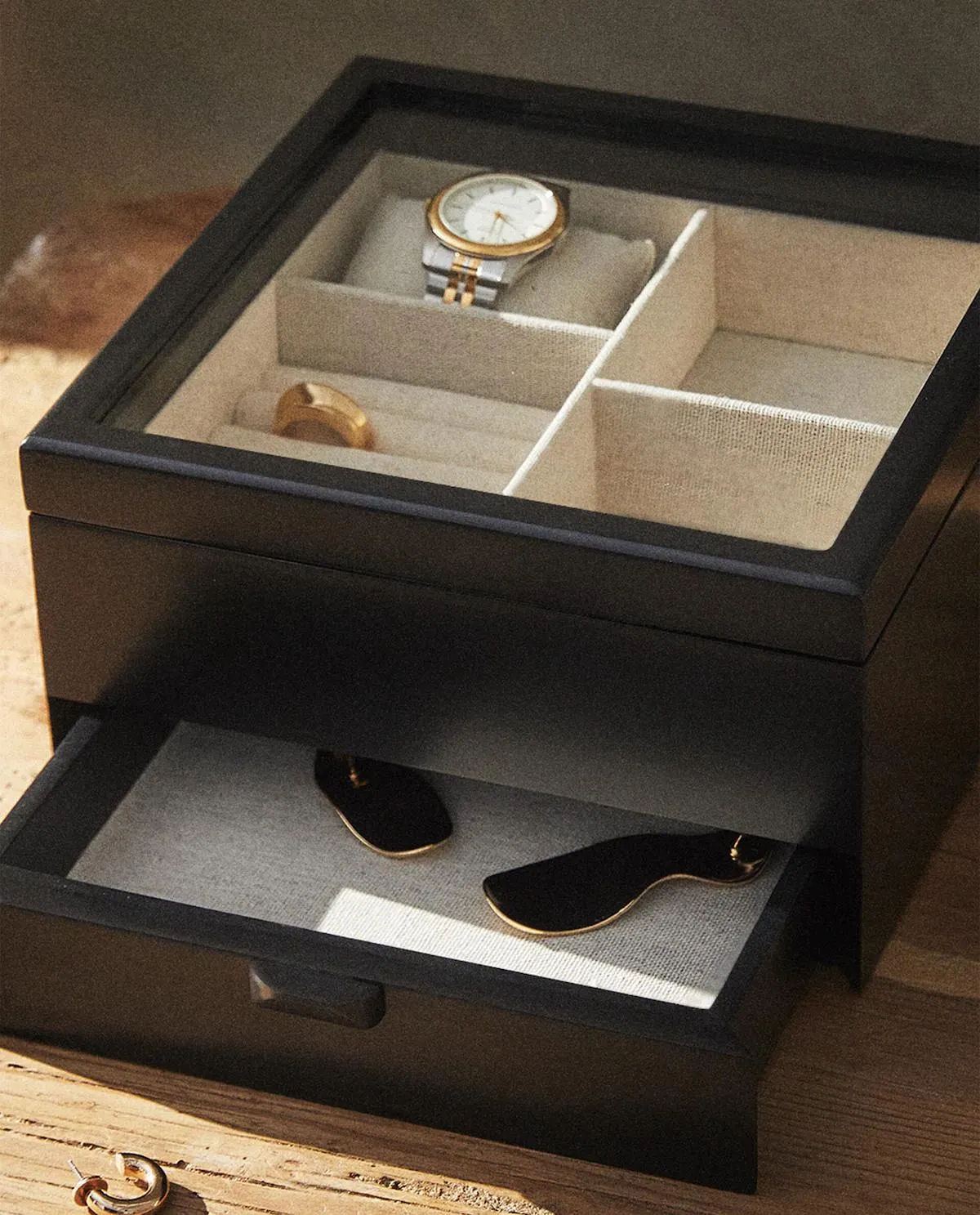 JOYERO CAJONES NEGRO