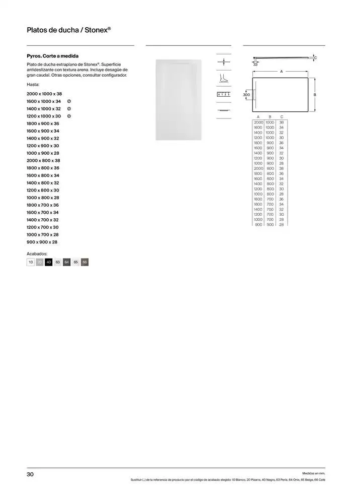 Catálogo de Platos de Ducha, Bañeras y Mamparas 9 de enero al 31 de diciembre 2025 - Página 32