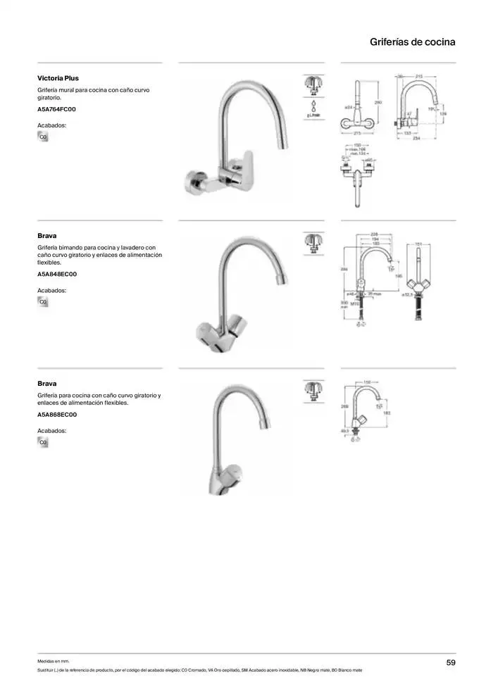 Catálogo de Fregaderos y grifería para cocina 9 de enero al 31 de diciembre 2025 - Página 61
