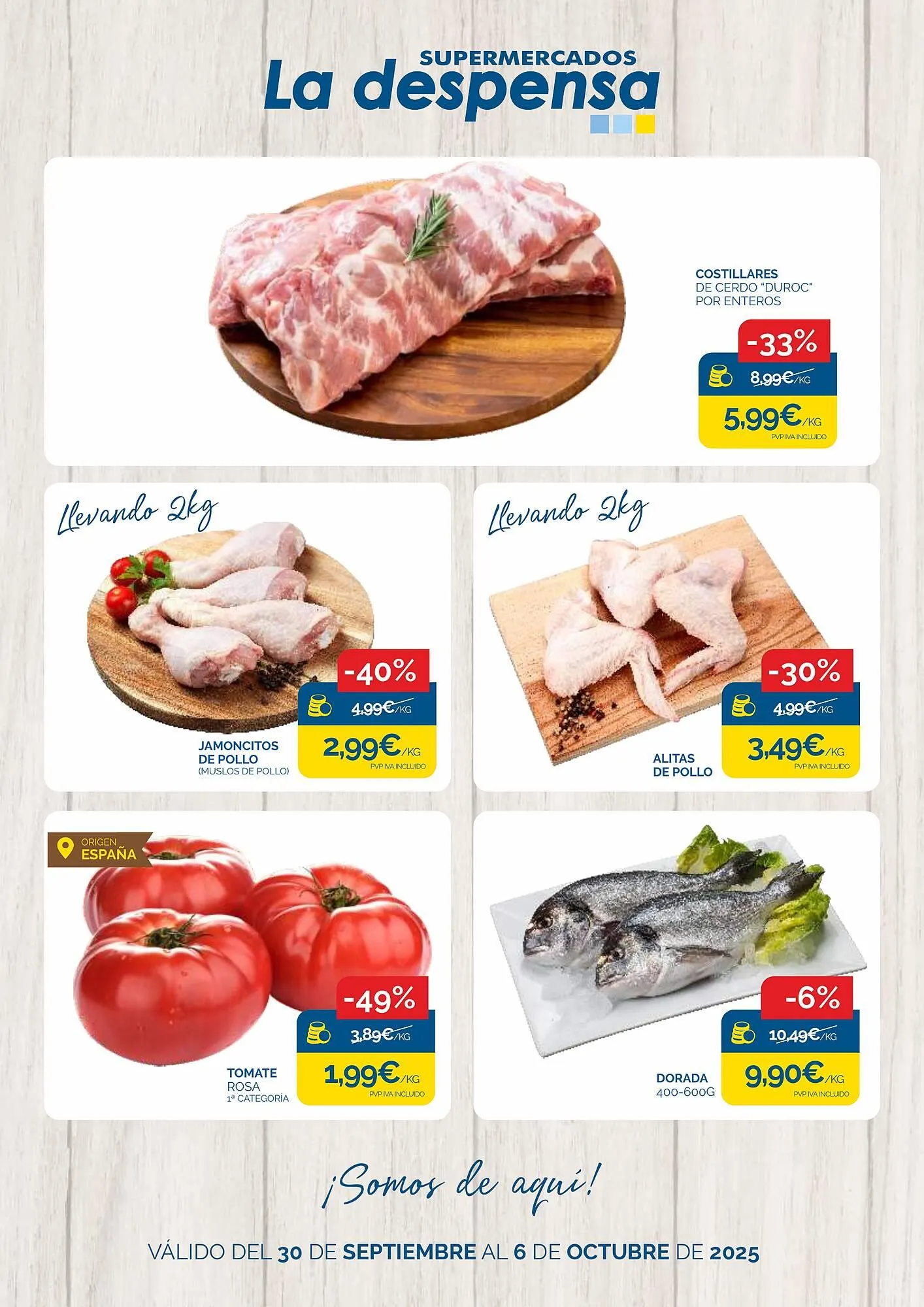 Catálogo de Folleto Supermercados La Despensa 30 de septiembre al 6 de octubre 2025 - Página 1