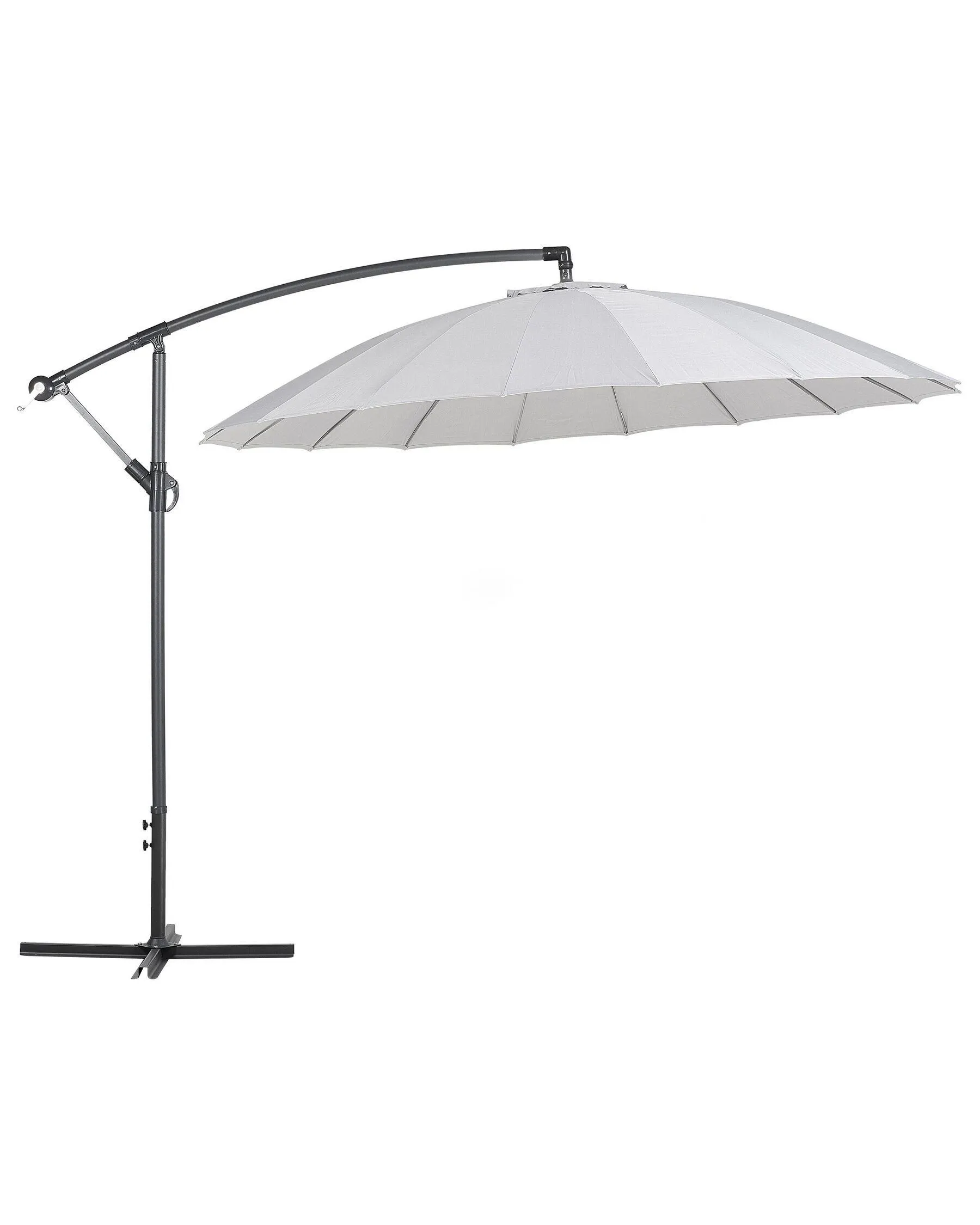 Sombrilla sin volantes 268 cm CALABRIA II Gris claro