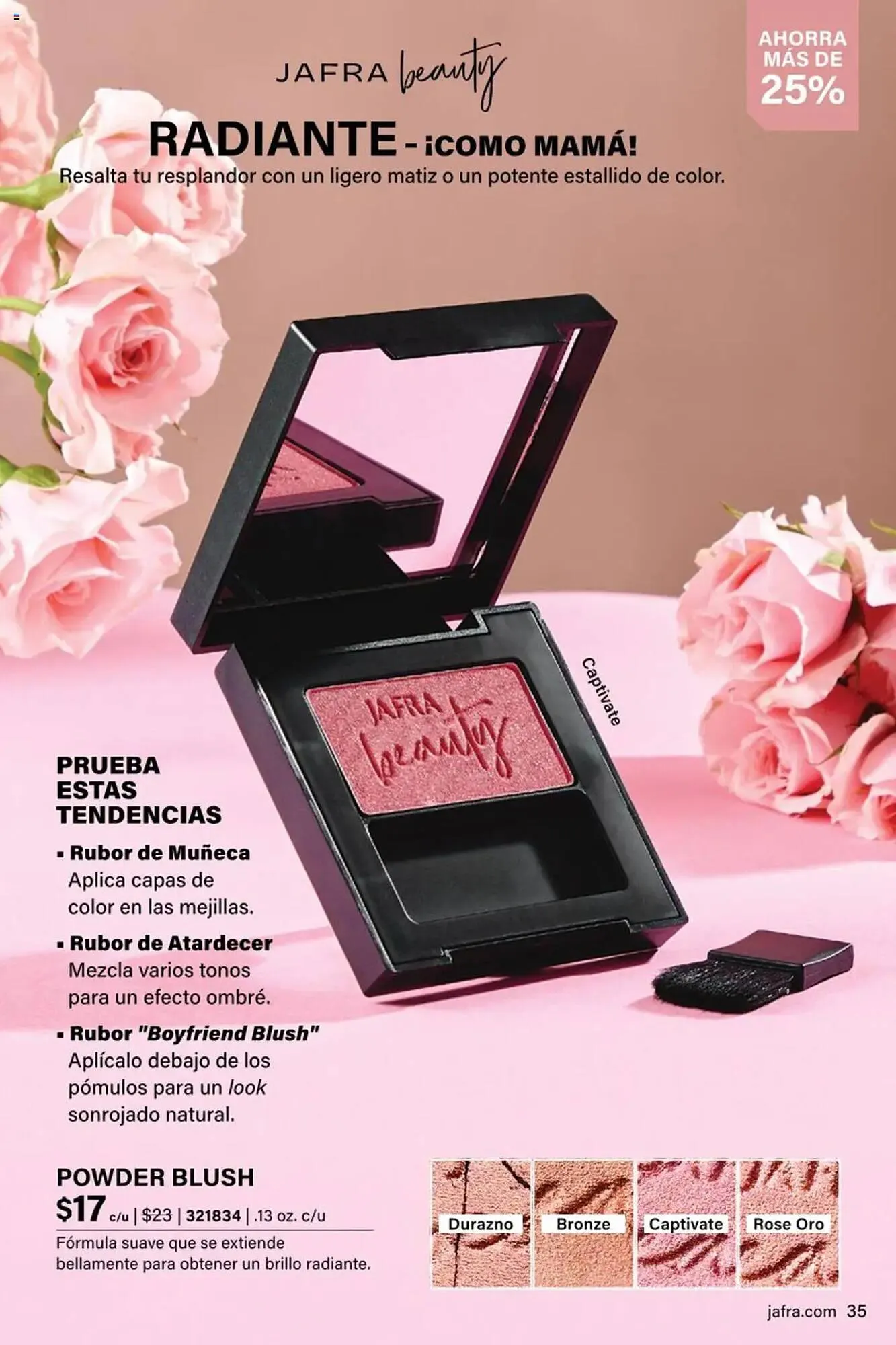 Catálogo de Folleto JAFRA 1 de abril al 30 de abril 2025 - Página 35