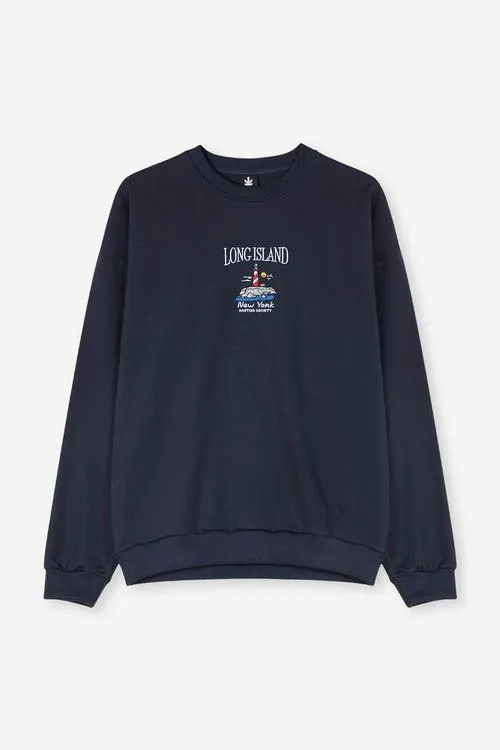 Navy Lighthouse Sweatshirt