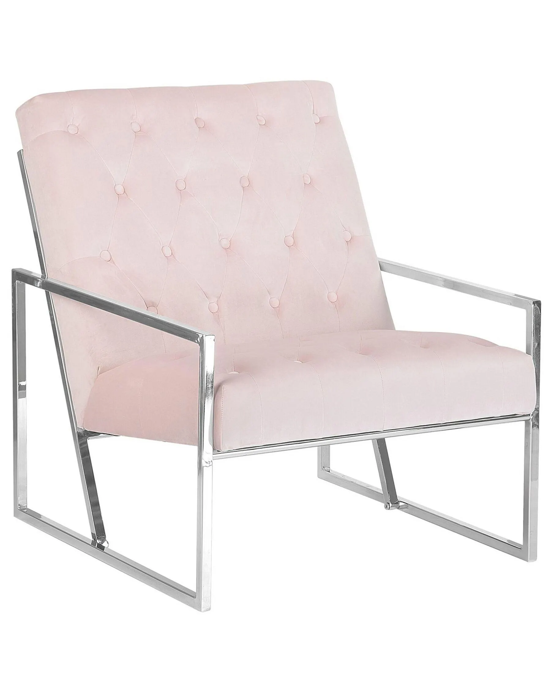 Sillón HARSTAD Terciopelo Rosa