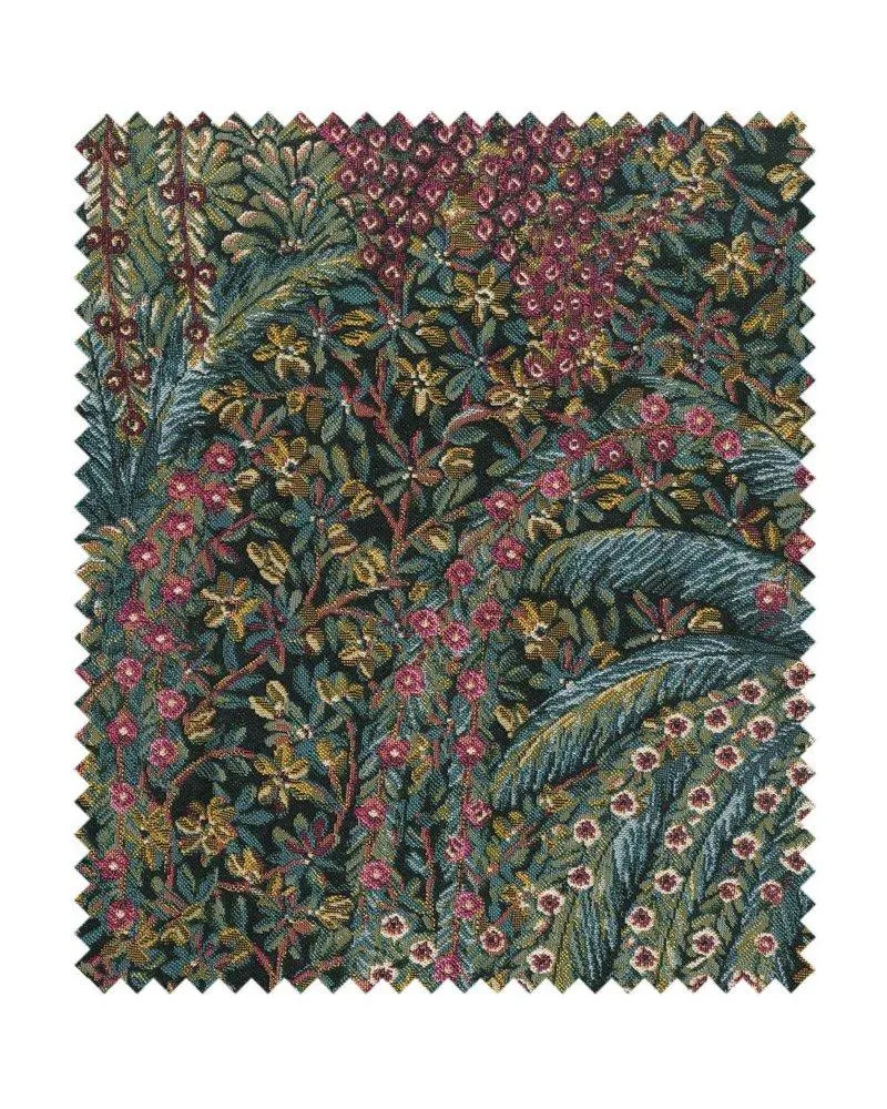 TELAS Cascade Jacquard Teal & Viridian F121-4021