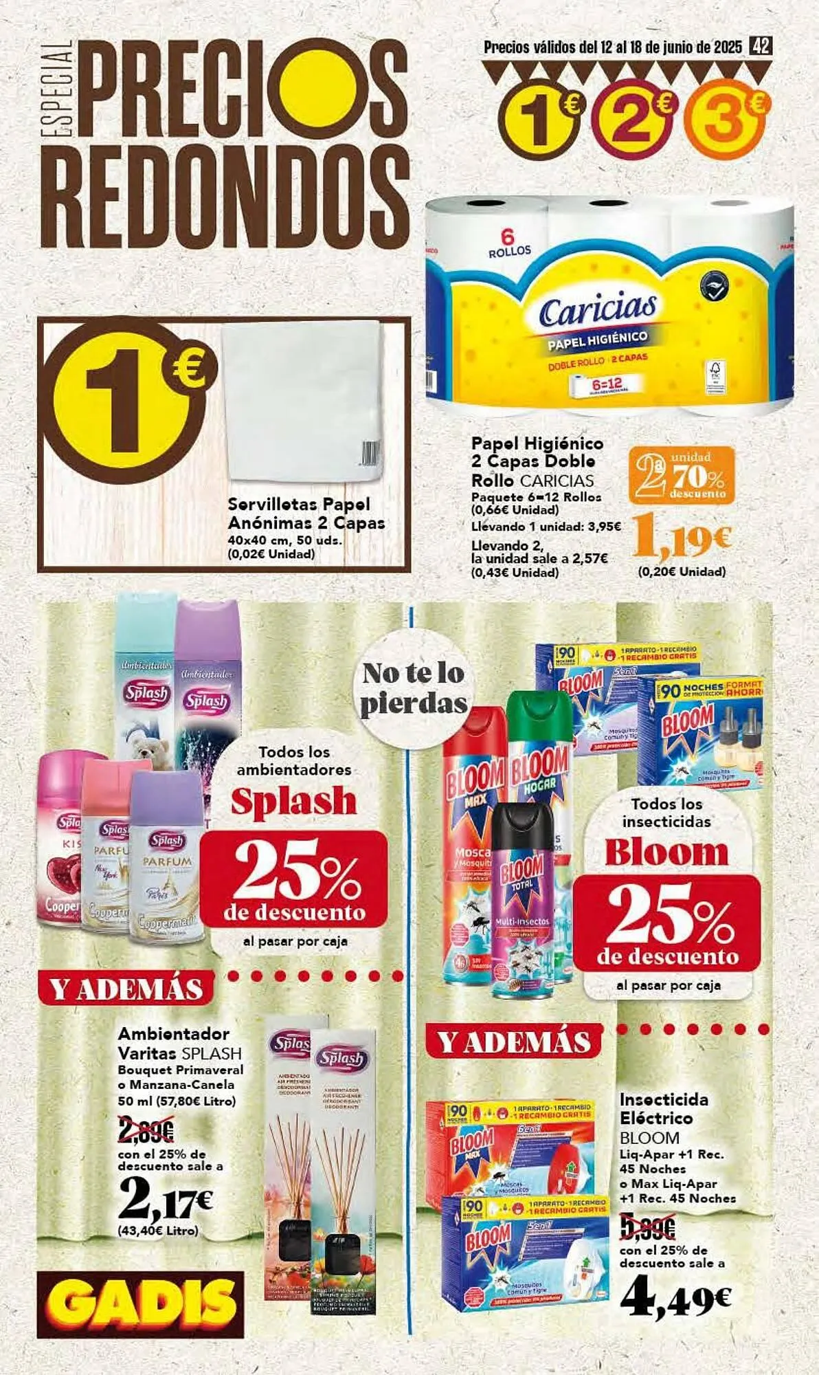 Catálogo de Folleto Gadis 12 de junio al 18 de junio 2025 - Página 42