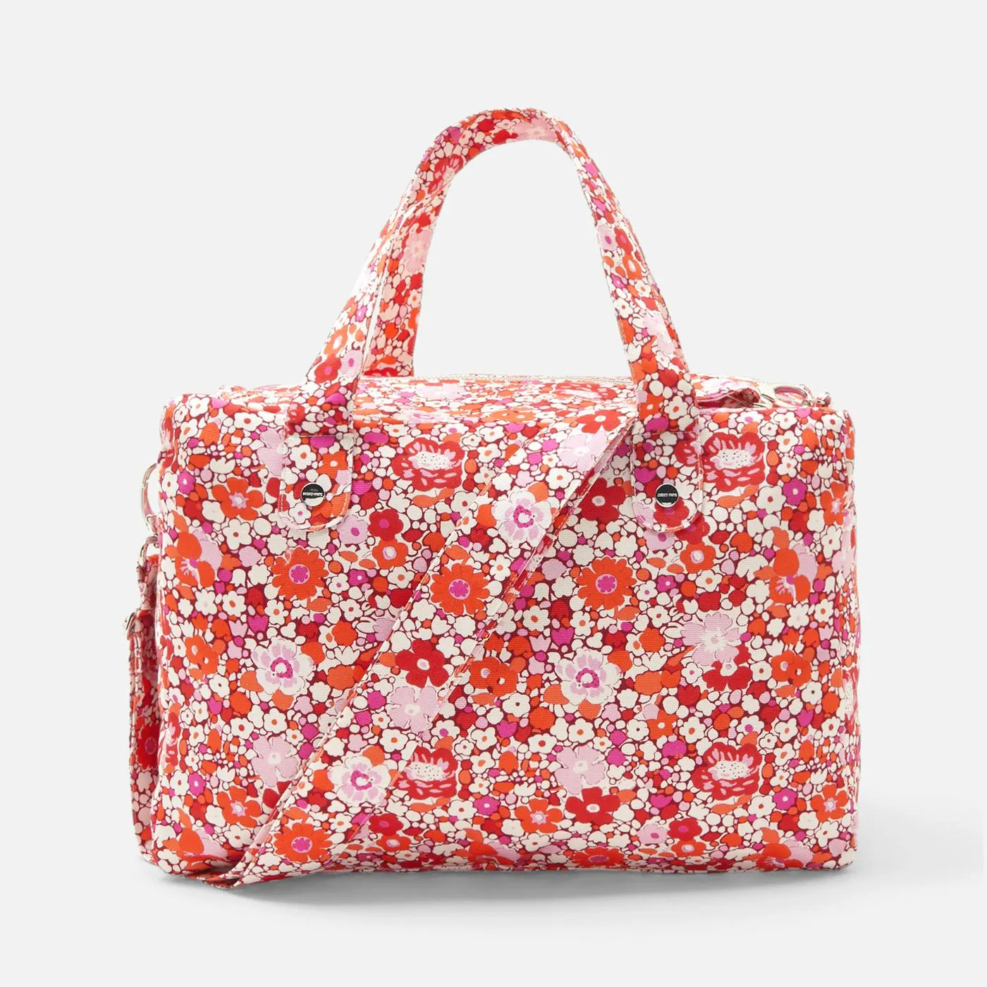 Bolso cambiador de tela Liberty