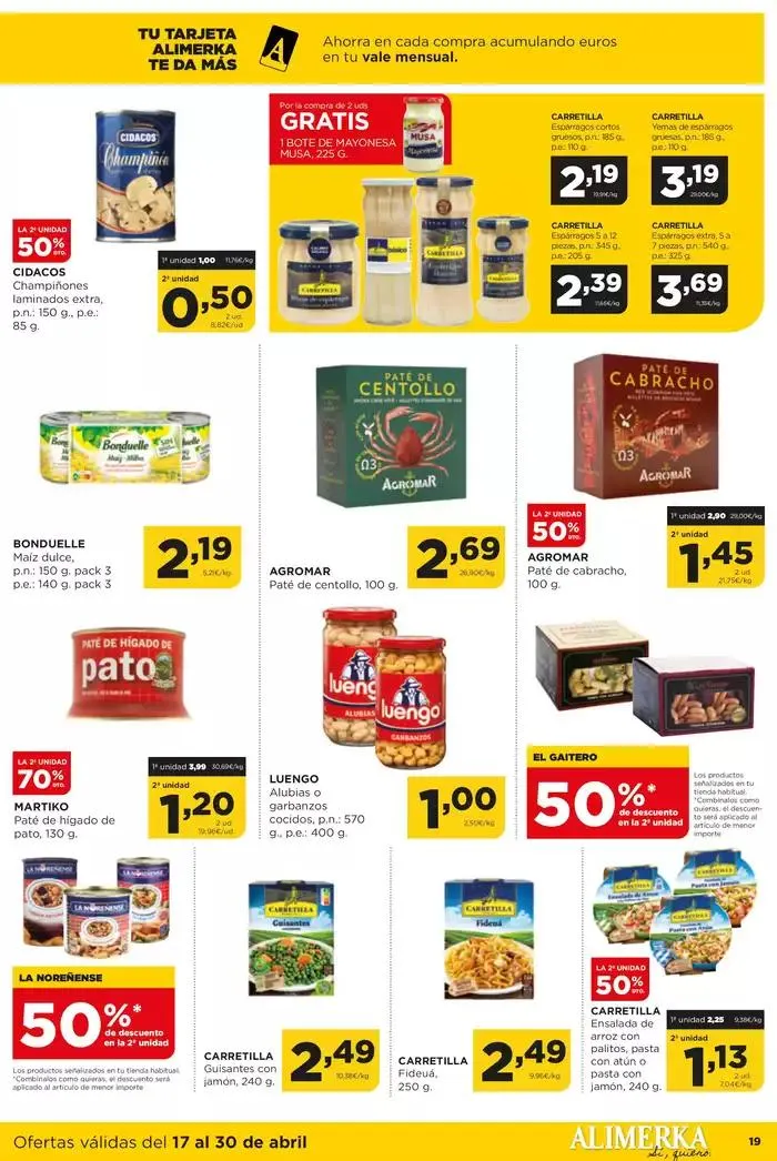 Catálogo de Ofertas válidas en Castilla y León y Galicia del 17 al 30 de abril 17 de abril al 30 de abril 2025 - Página 19