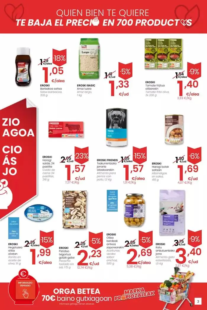 Catálogo de Prezio merkeagoa EROSKI CENTER 13 de marzo al 26 de marzo 2025 - Página 3