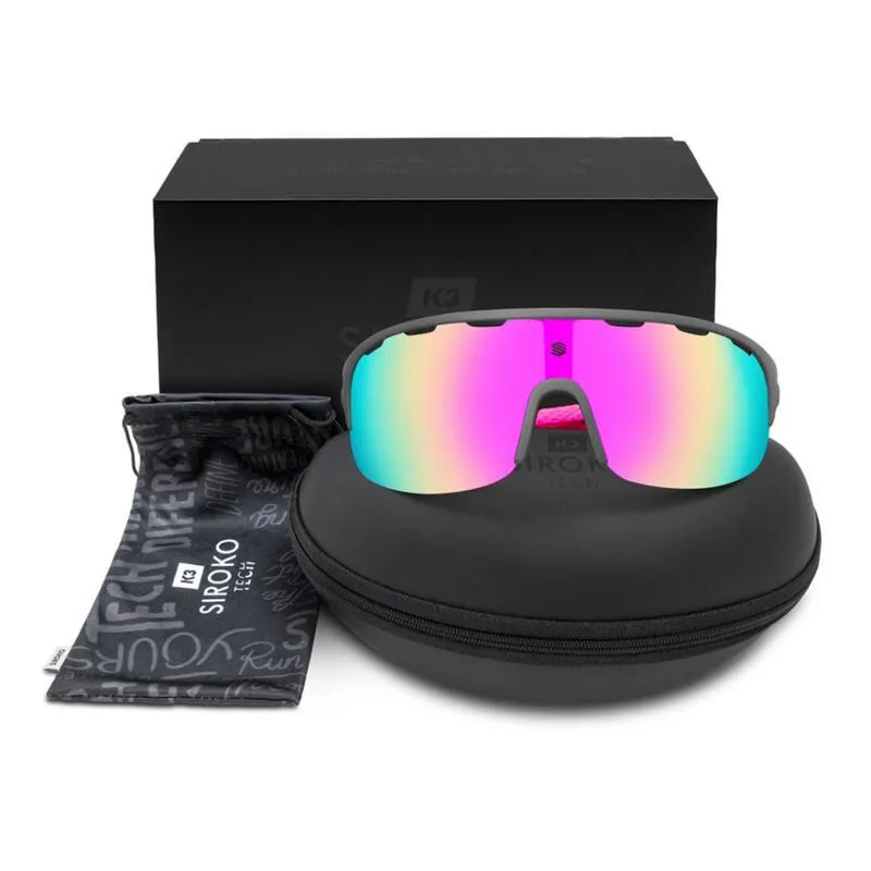 Gafas de sol ciclismo SIROKO K3 Criterium Gris Hombre y Mujer