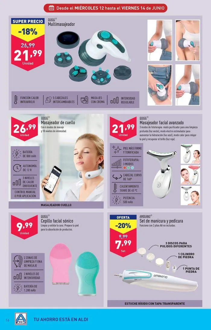 Catálogo de  ¡Así de fácil, así de Aldi! 12 de junio al 18 de junio 2024 - Página 16