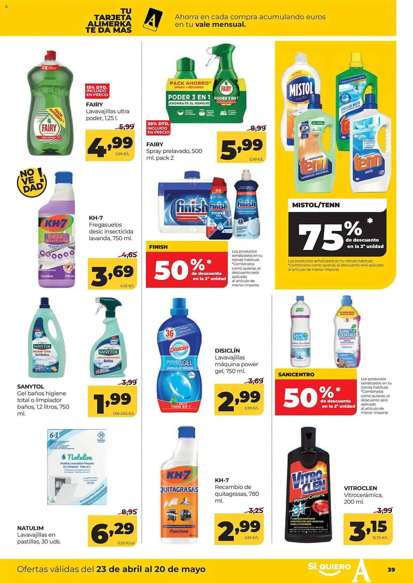 Catálogo de Folleto Alimerka 23 de abril al 20 de mayo 2026 - Página 40