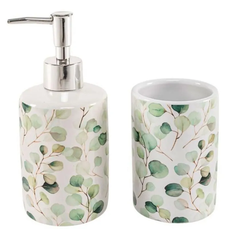 JUEGO DE BAÑO D'CASA HOJAS 22212969