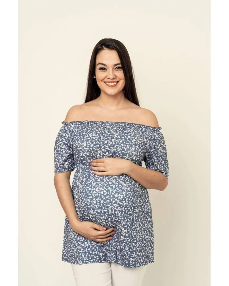 CAMISETA PREMAMA BARDOT