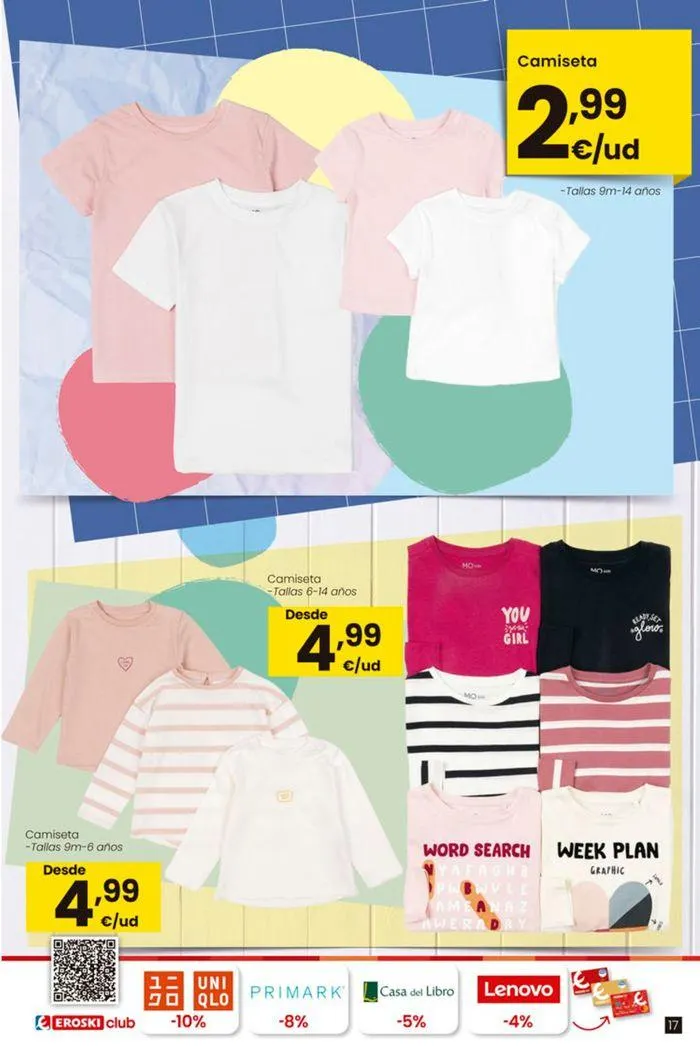 Catálogo de Ofertas Vuelta al Cole EROSKI 22 de agosto al 18 de septiembre 2024 - Página 17