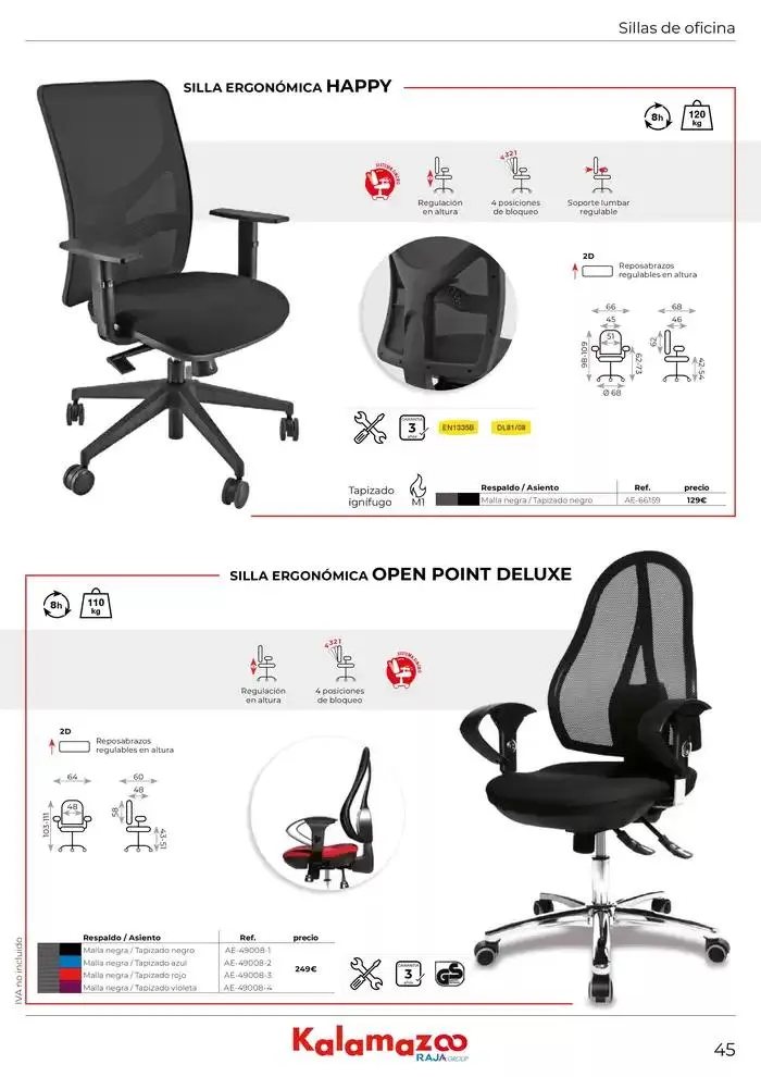 Catálogo de Mobiliario de Oficina 27 de marzo al 31 de diciembre 2025 - Página 45