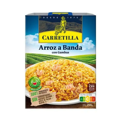 CARRETILLA Arroz a banda con gambas CARRETILLA 250 g.