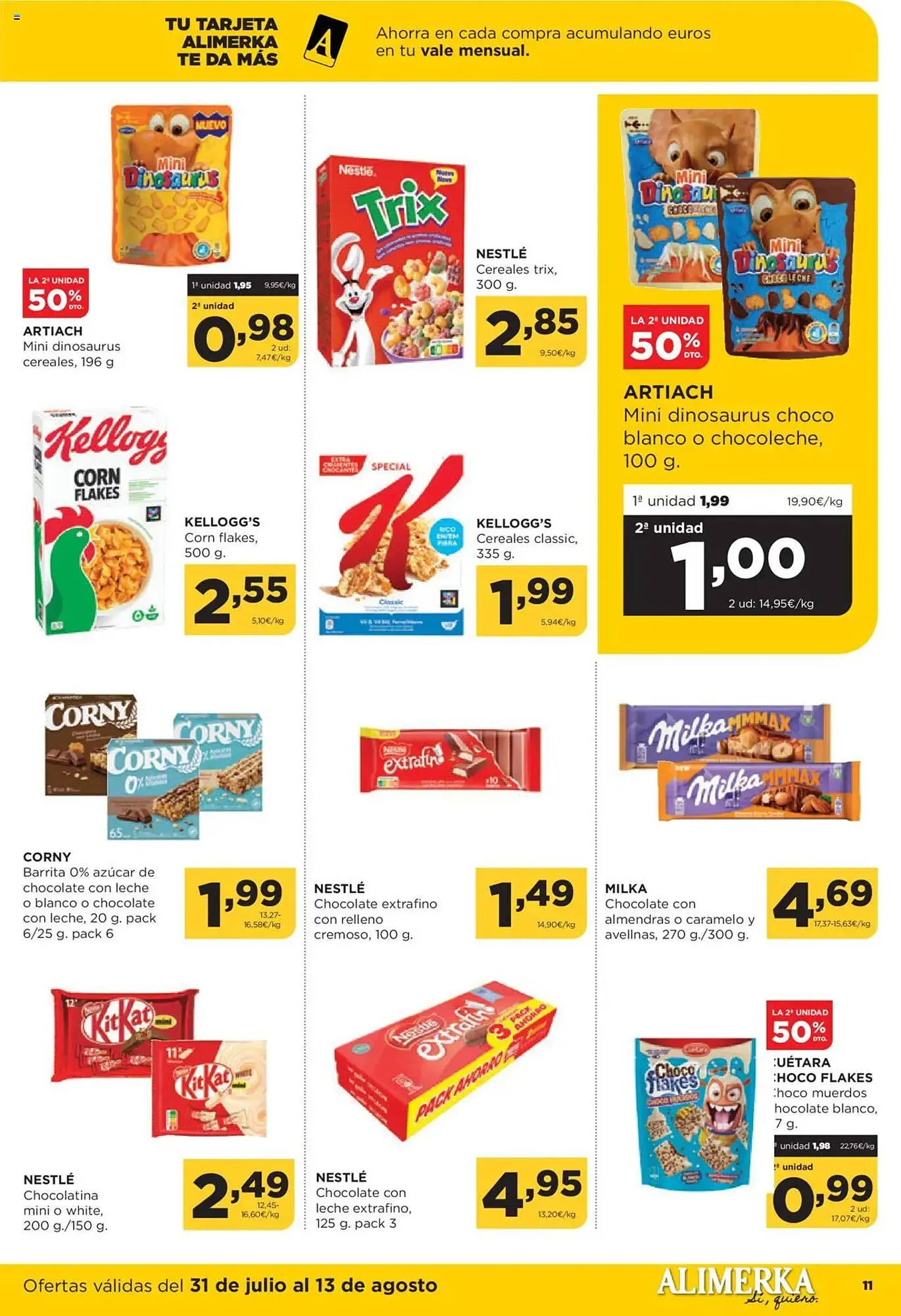 Catálogo de Folleto Alimerka 31 de julio al 13 de agosto 2025 - Página 11