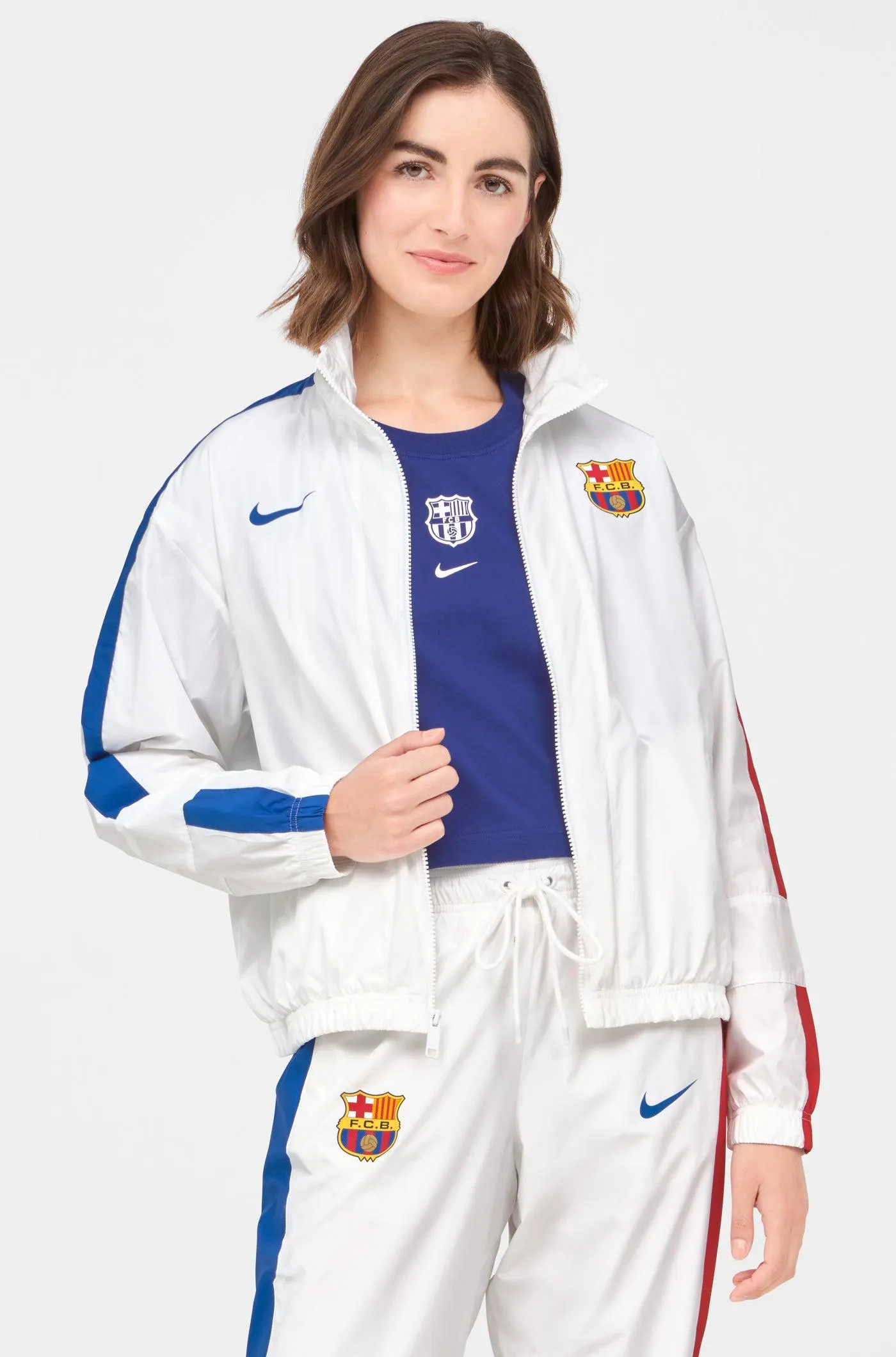 Chaqueta prepartido FC Barcelona 23/24 - Mujer