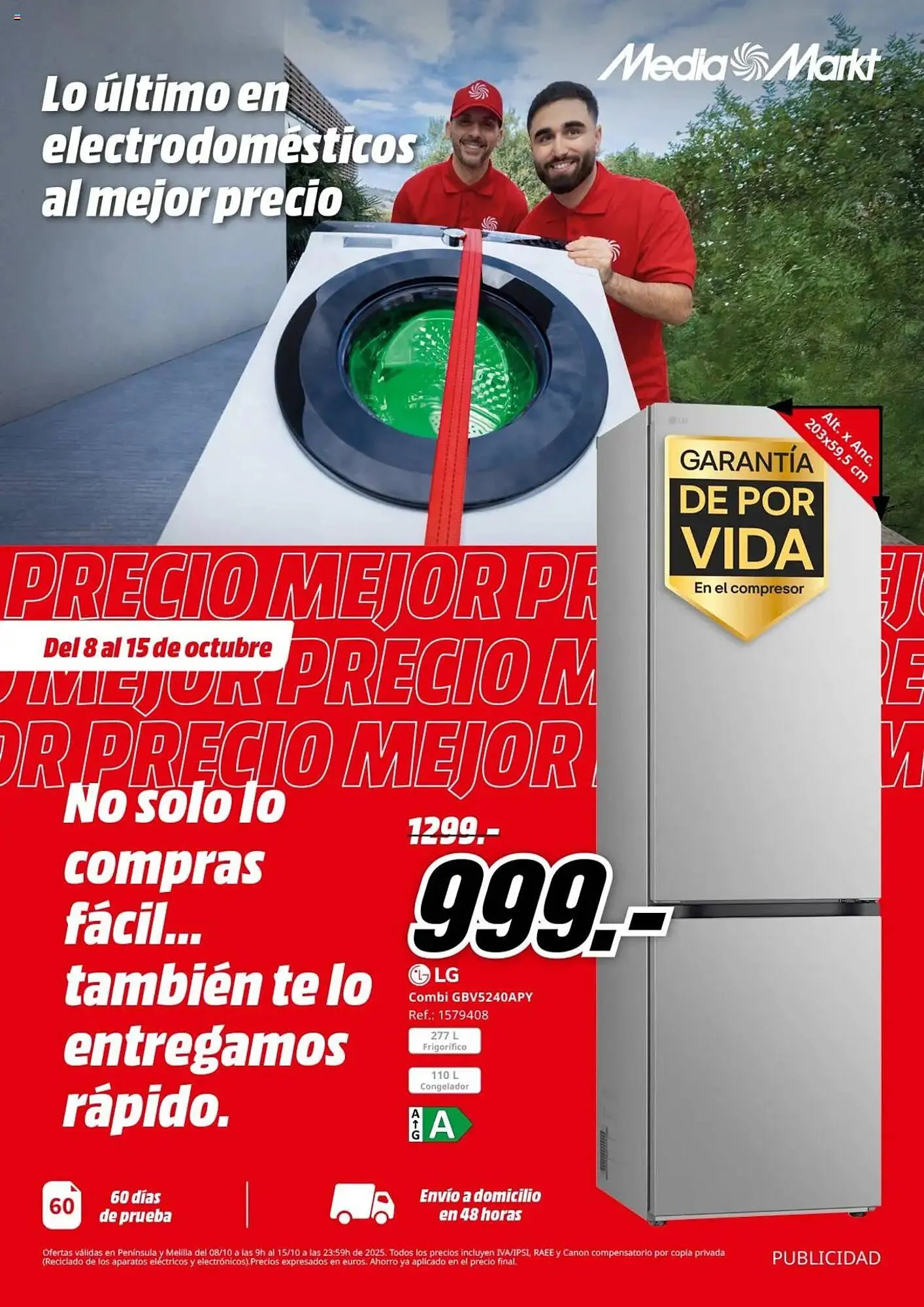 Catálogo de Folleto MediaMarkt 8 de octubre al 15 de octubre 2025 - Página 1