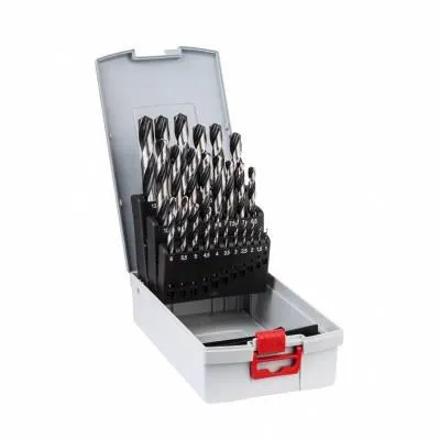 Maletín de 25 brocas metal HSS Point TeQ