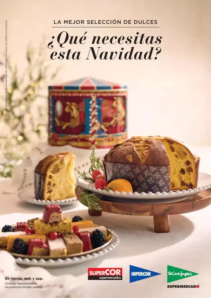 Catálogo de Dulces de Navidad 2024 Canarias 21 de noviembre al 5 de enero 2025 - Página 1