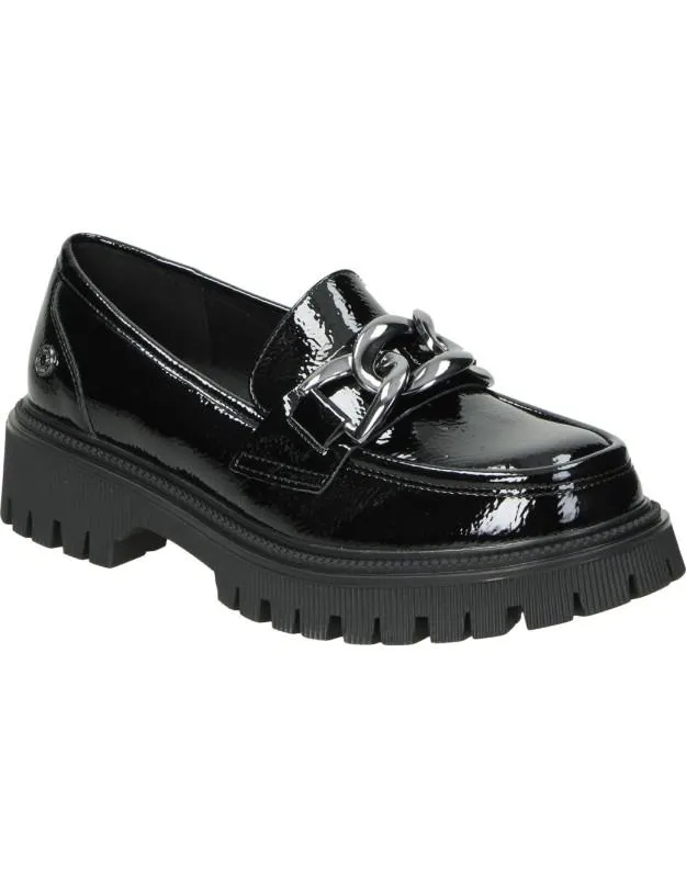 Mocasines negros suela track Refresh 171396