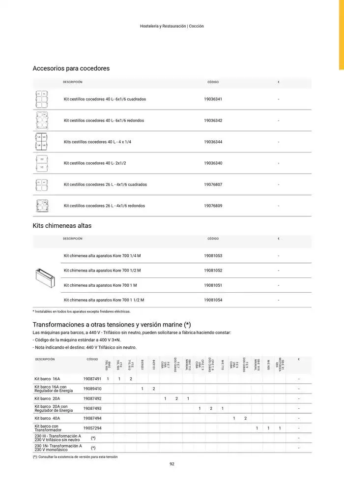 Catálogo de Catálogo Hostelería y Restauración 3 de marzo al 3 de junio 2025 - Página 93