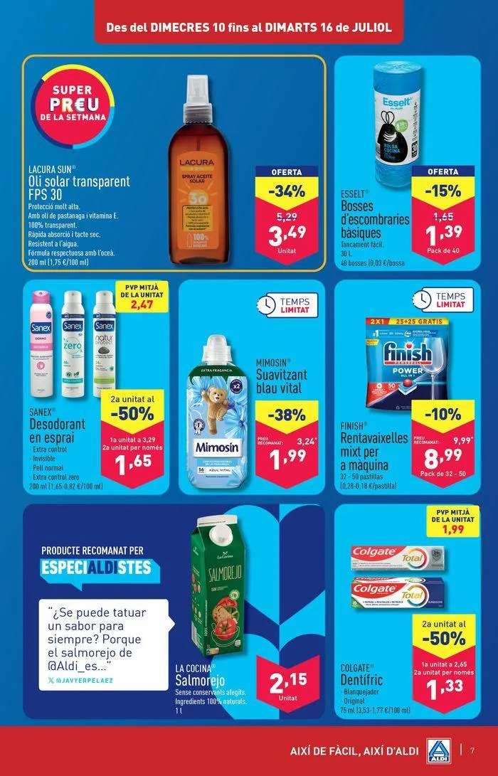Catálogo de ¡Así de fácil, así de Aldi! 10 de julio al 16 de julio 2024 - Página 7