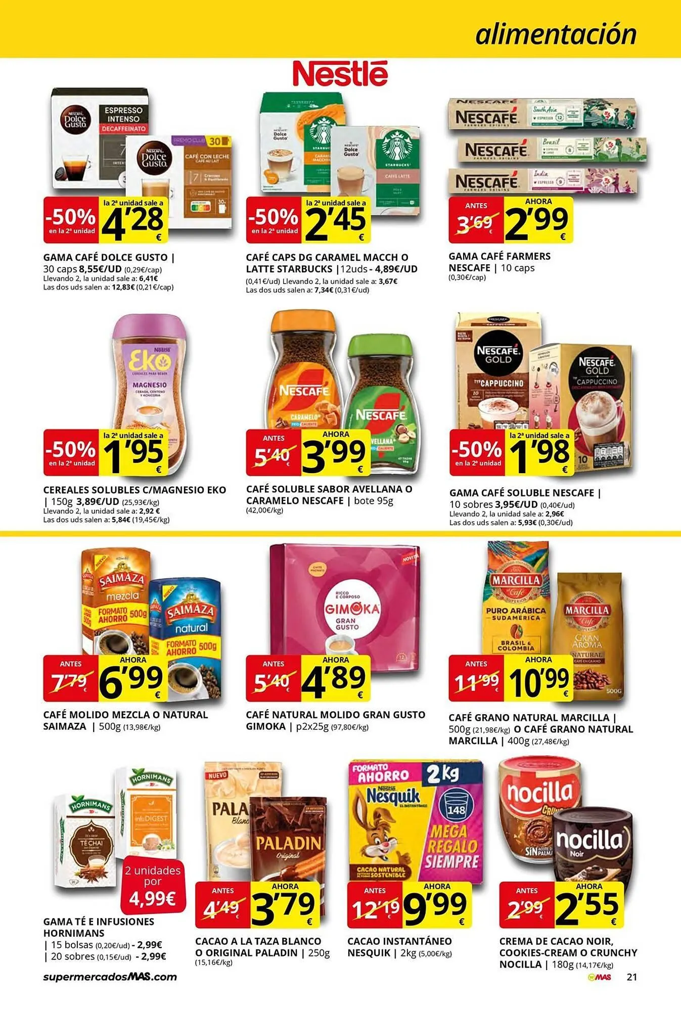 Catálogo de Folleto Supermercados MAS 8 de enero al 29 de enero 2026 - Página 21
