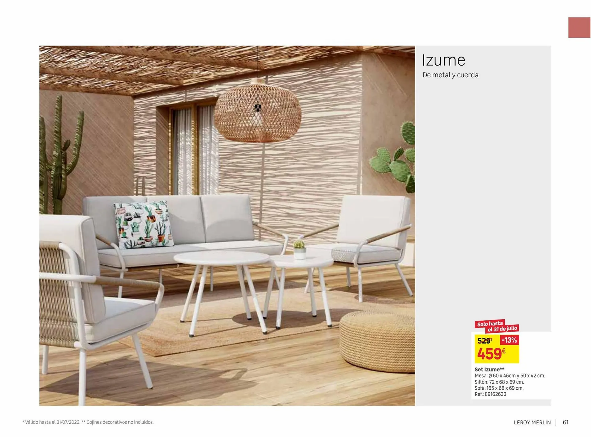 Catálogo de Folleto Leroy Merlin 9 de junio al 31 de julio 2023 - Página 61