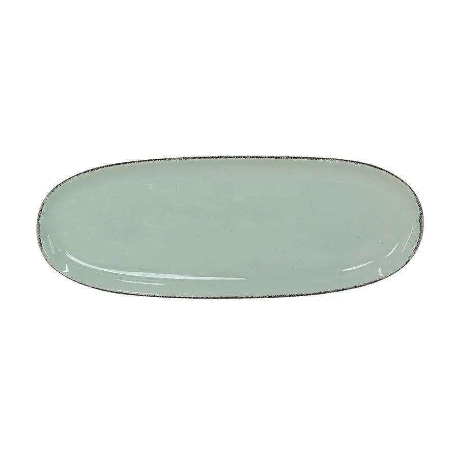 Fuente Oval Organic Verde 34x12,5cm Culinarium