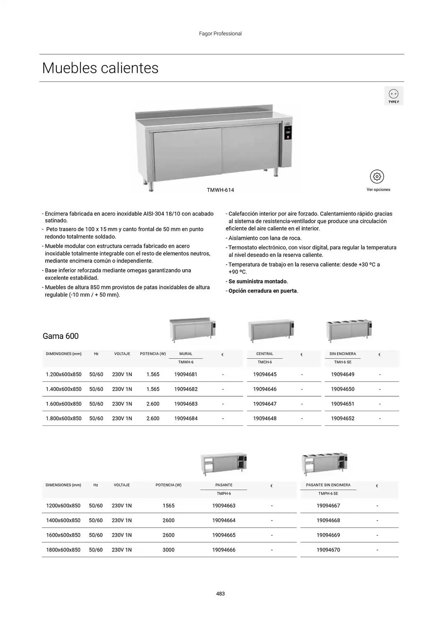 Catálogo de Folleto Fagor 3 de marzo al 1 de enero 2026 - Página 484