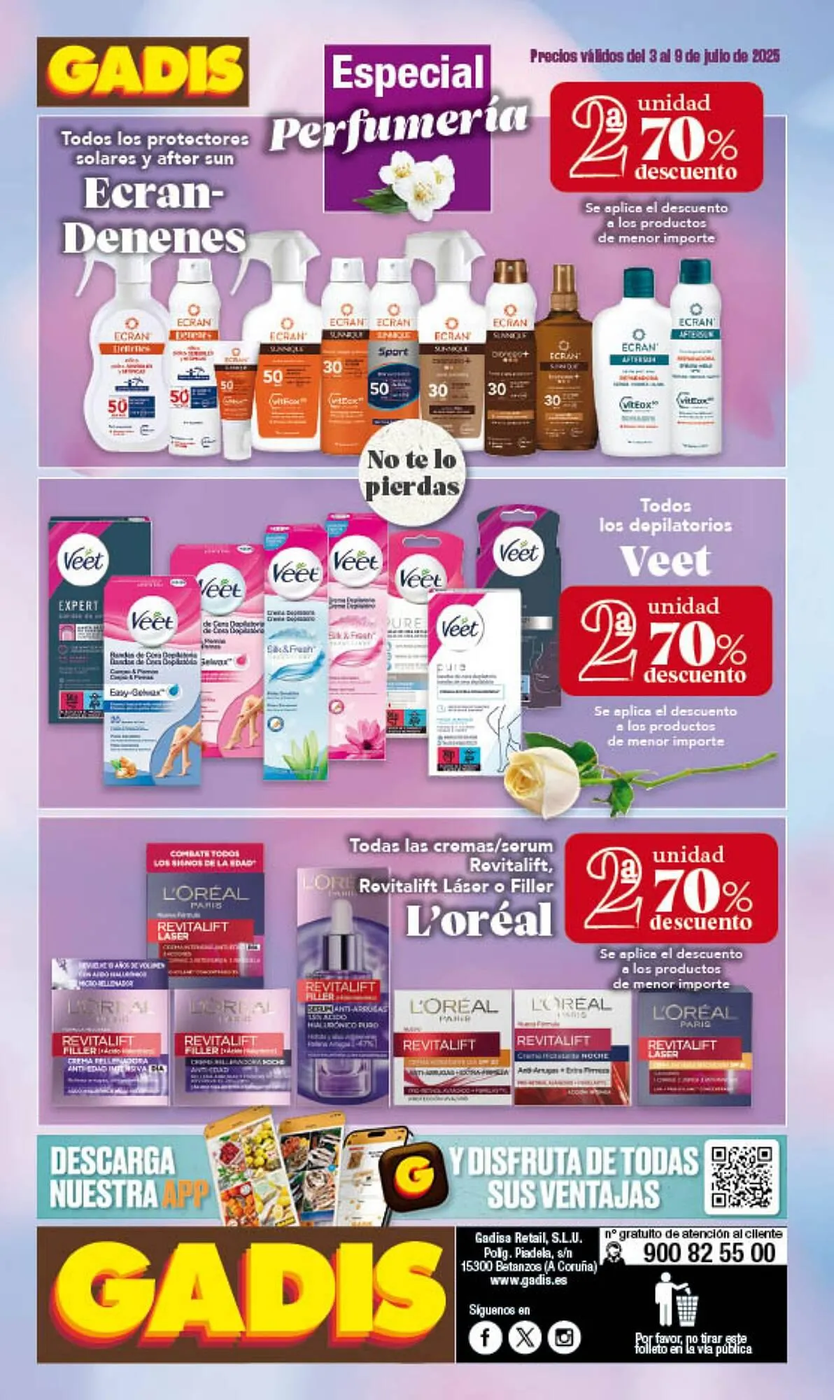 Catálogo de Folleto Gadis 3 de julio al 9 de julio 2025 - Página 44