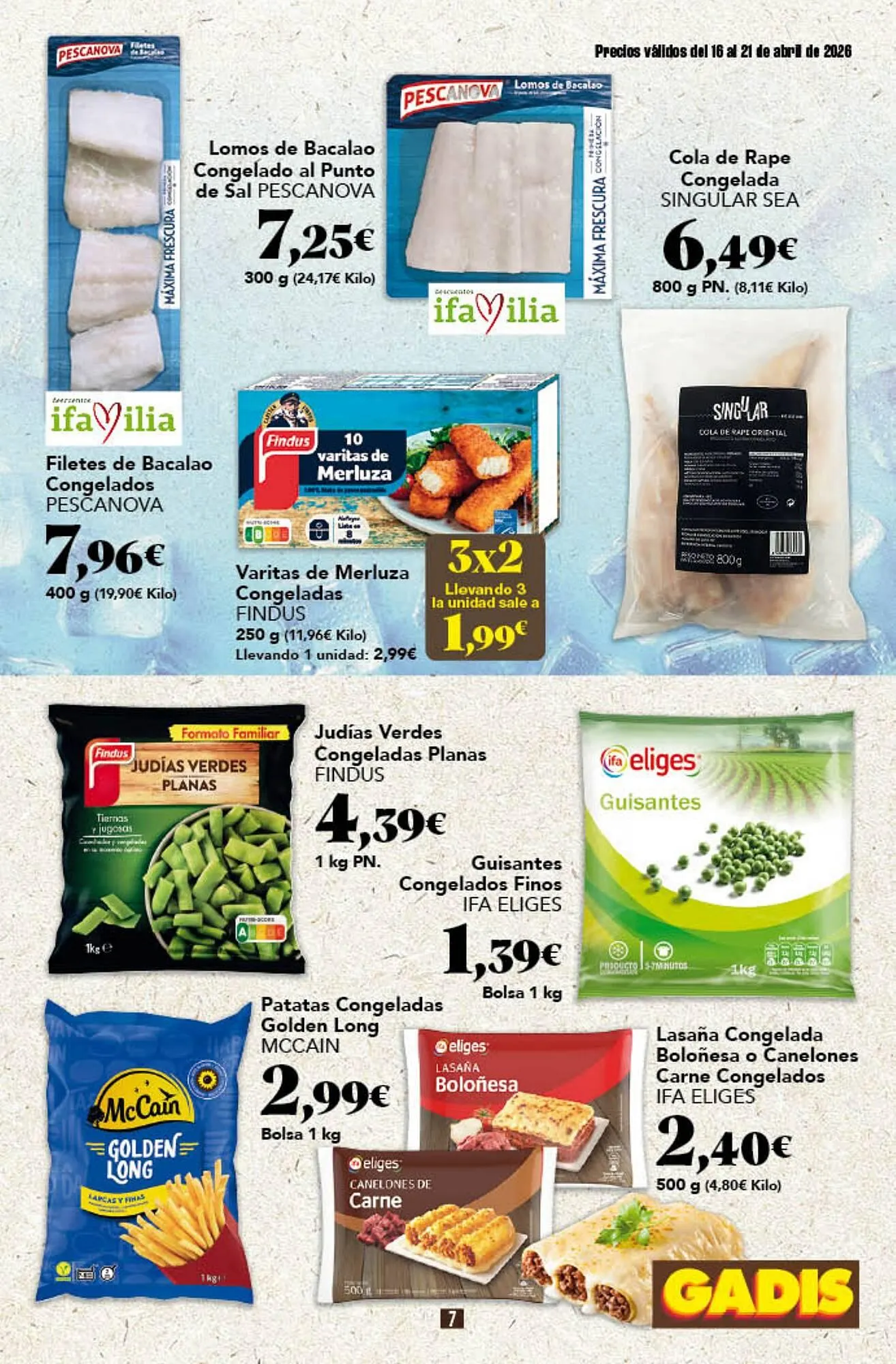 Catálogo de Folleto Gadis 16 de abril al 21 de abril 2026 - Página 7