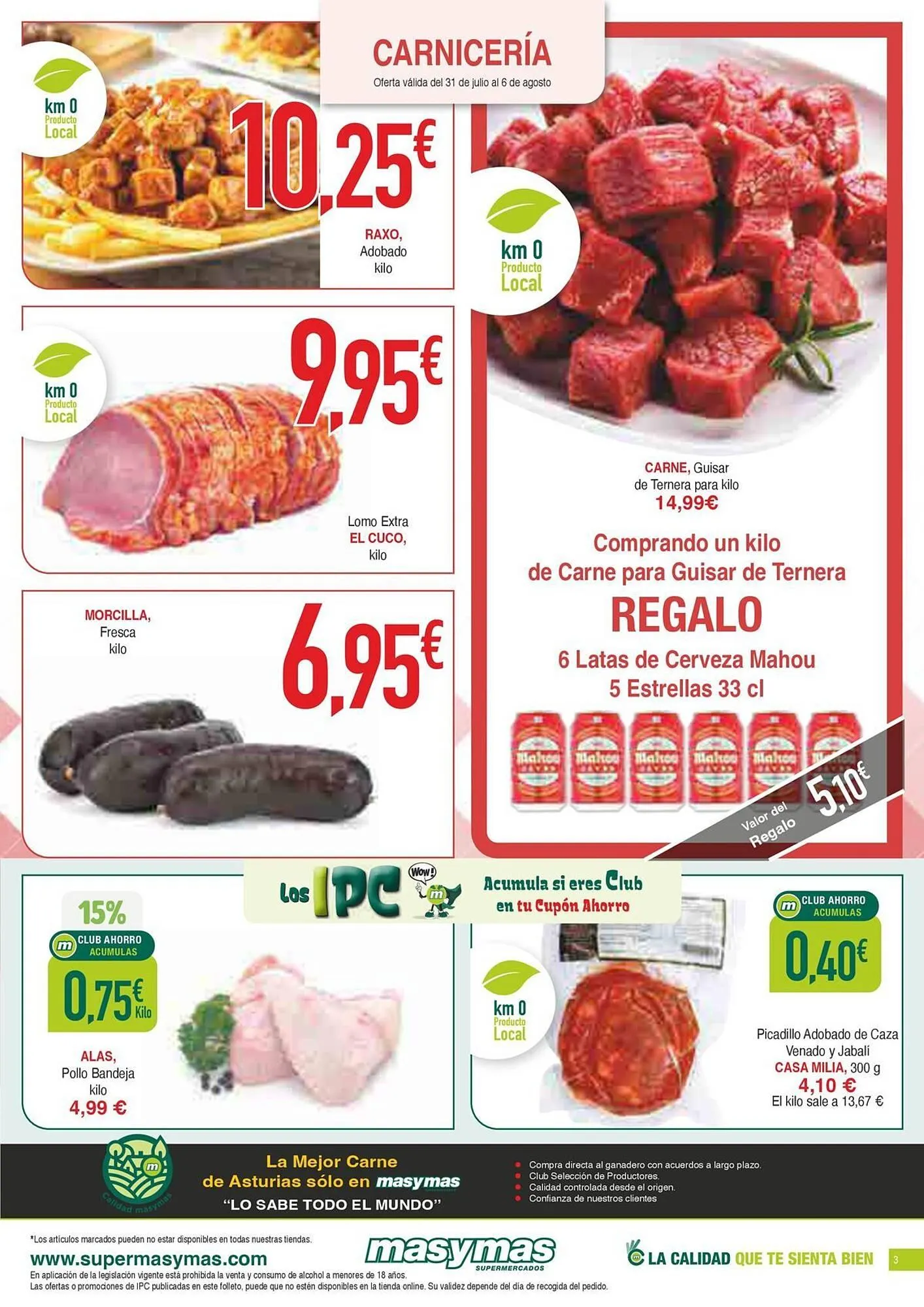 Catálogo de Folleto Masymas 31 de julio al 3 de septiembre 2025 - Página 3