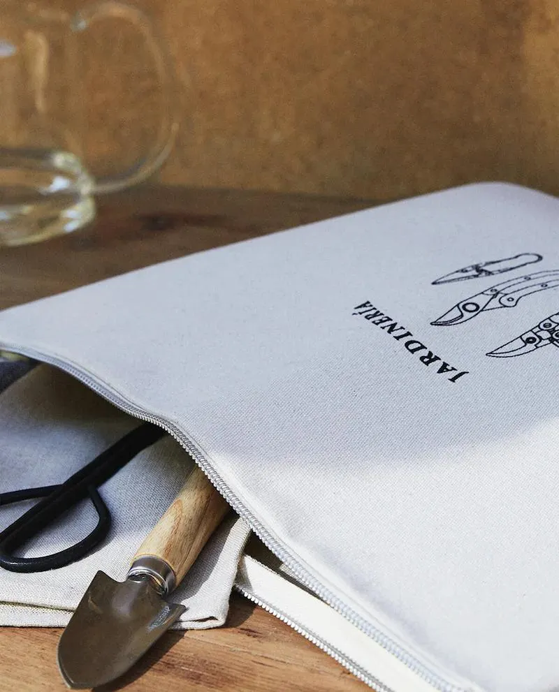 BOLSA GRANDE ALMACENAJE CANVAS HERRAMIENTAS JARDÍN