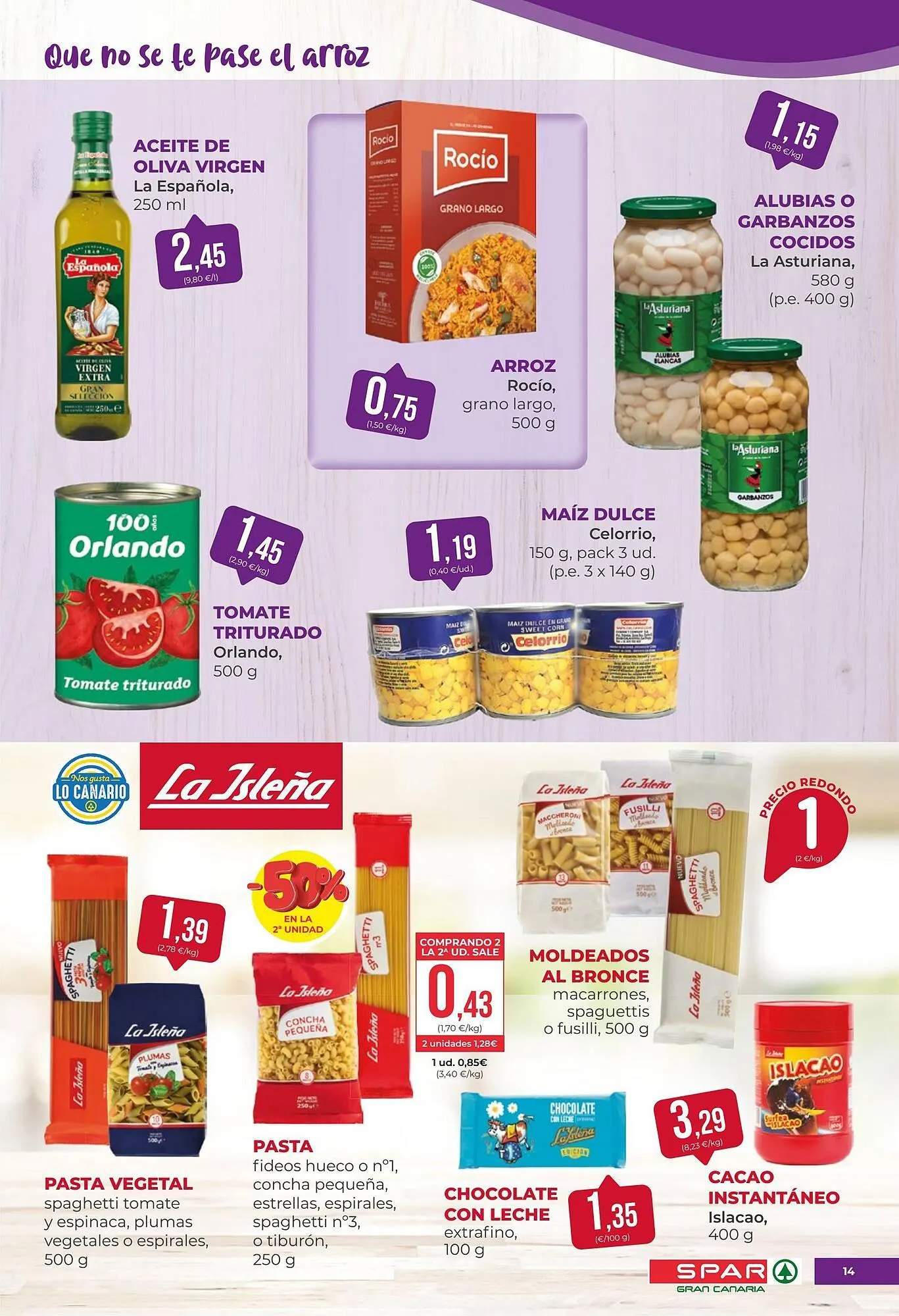 Catálogo de Folleto SPAR Gran Canaria 22 de agosto al 4 de septiembre 2025 - Página 14