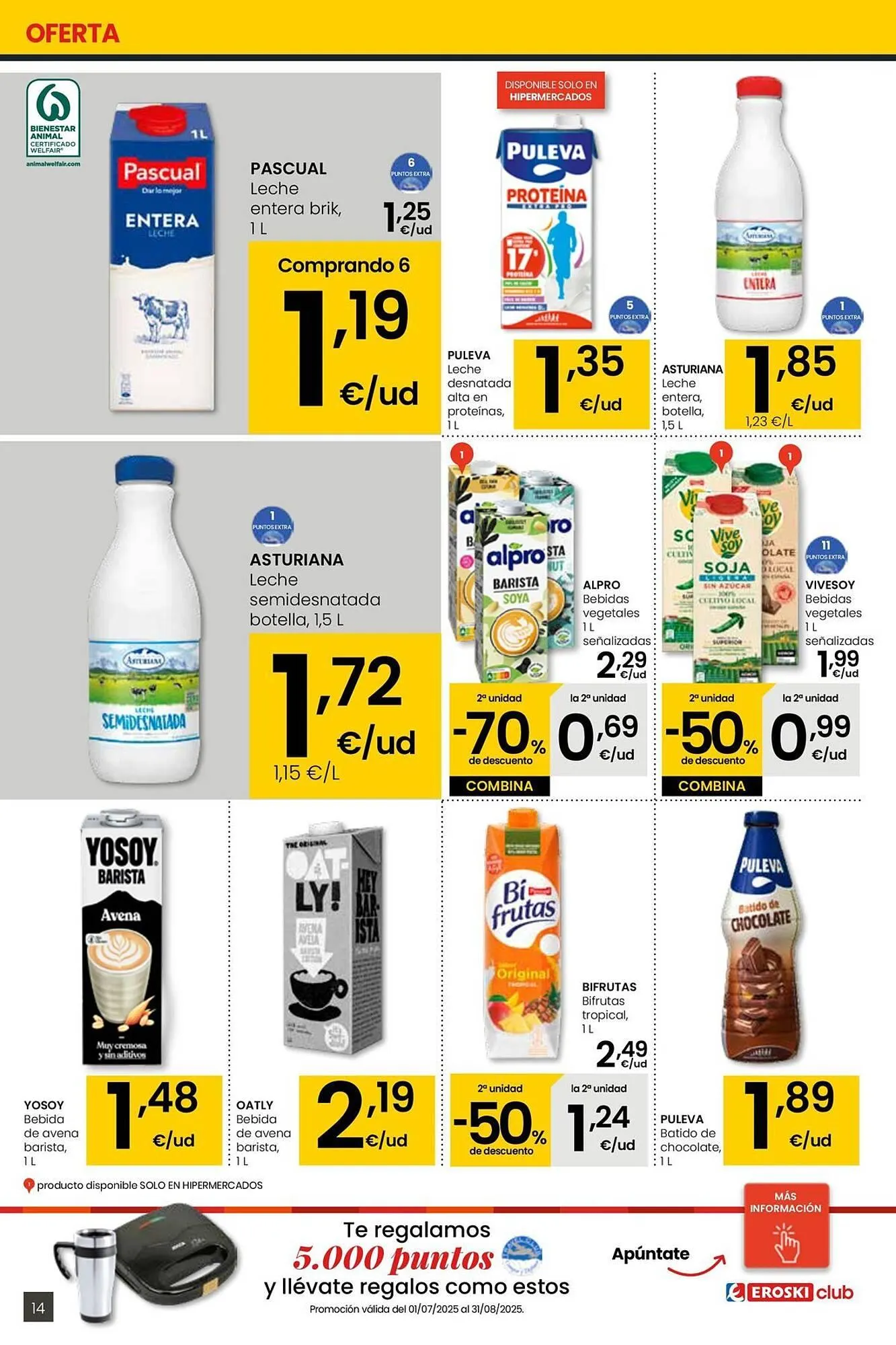 Catálogo de Folleto Eroski 17 de julio al 29 de julio 2025 - Página 14