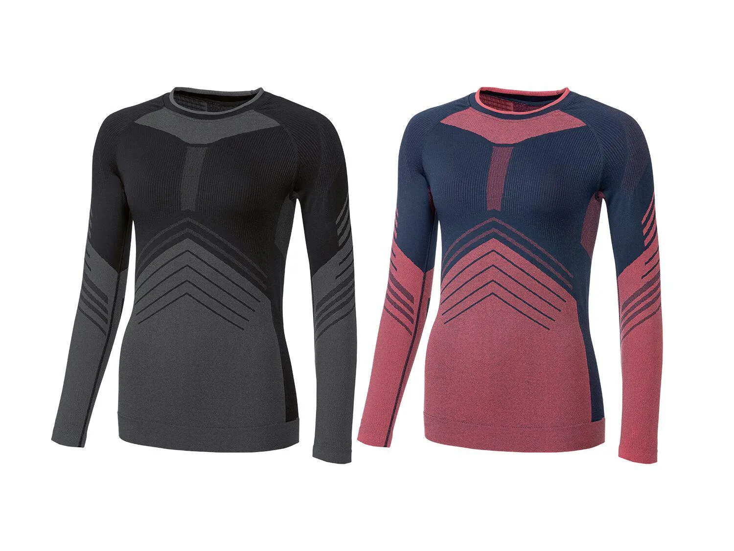 Camiseta interior técnica de esquí sin costuras para mujer