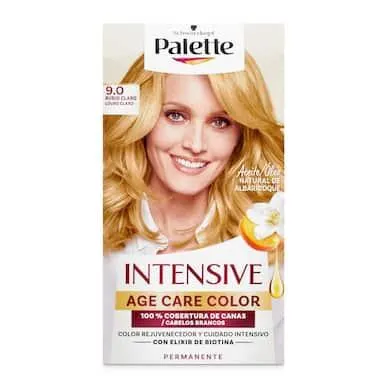 Tinte intensive age color 9.0 rubio claro Palette caja 1 unidad