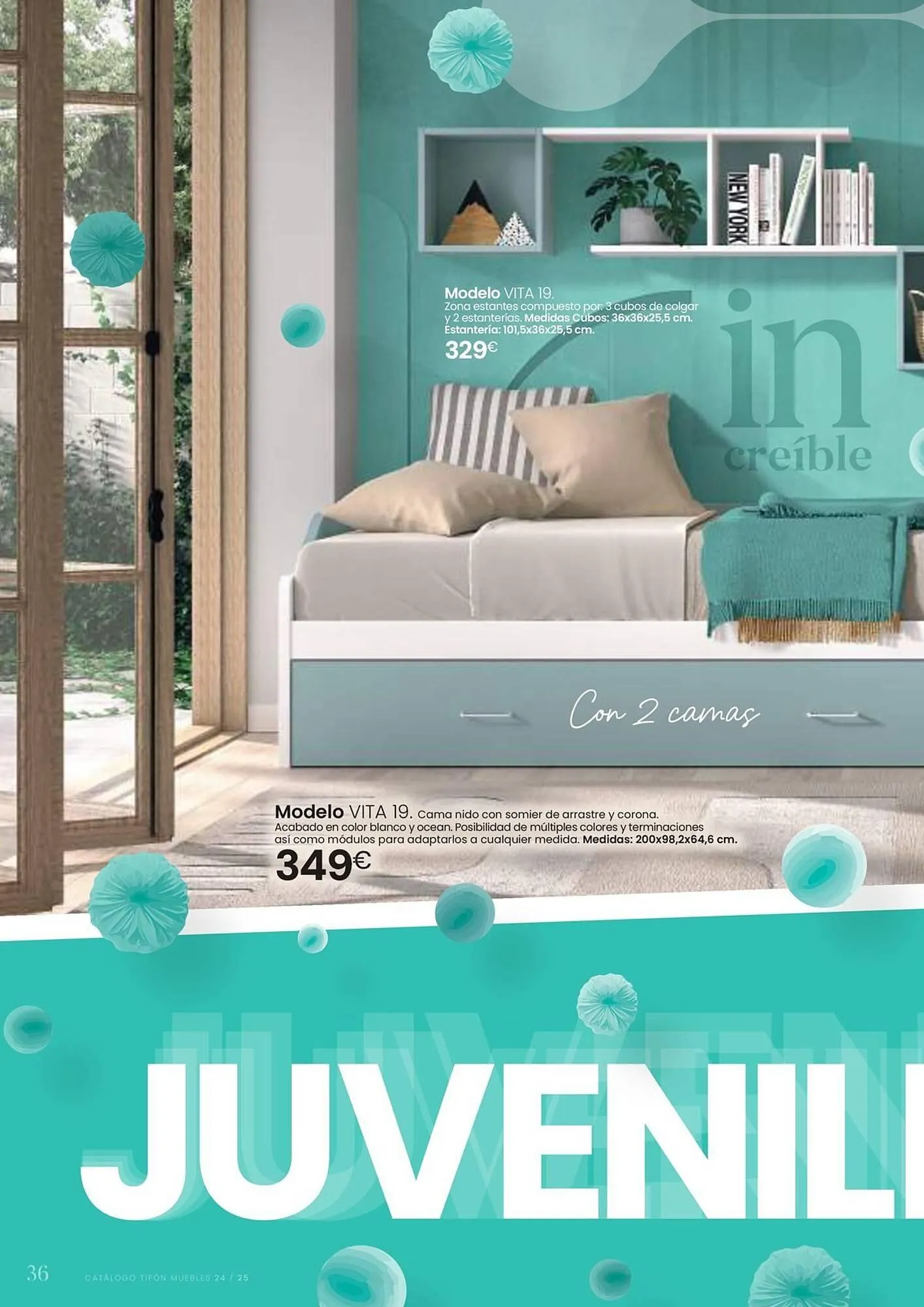 Catálogo de Folleto Tifón Hipermueble 12 de julio al 31 de mayo 2025 - Página 36