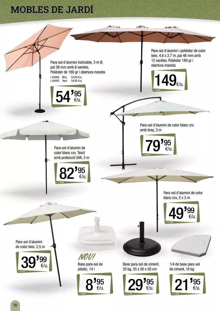 Catálogo de Catàleg vàlid del 18 de març al 25 d’agost 18 de marzo al 25 de agosto 2025 - Página 16