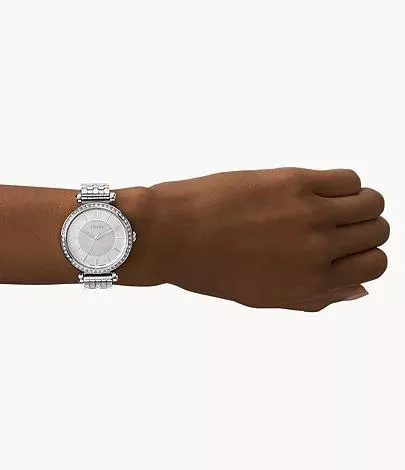 Reloj solar Tillie de acero inoxidable