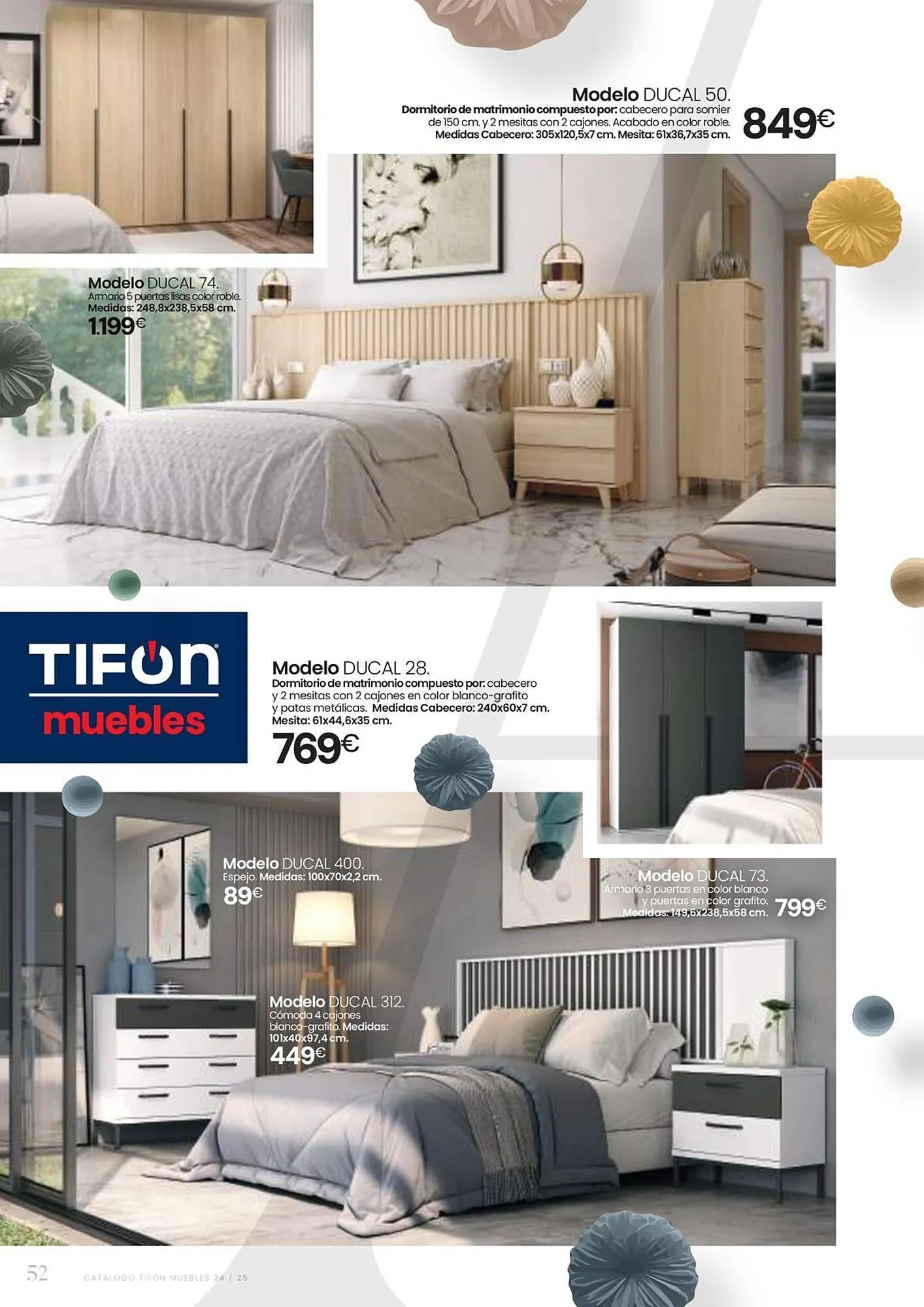 Catálogo de Folleto Tifón Hipermueble 12 de julio al 31 de mayo 2025 - Página 52