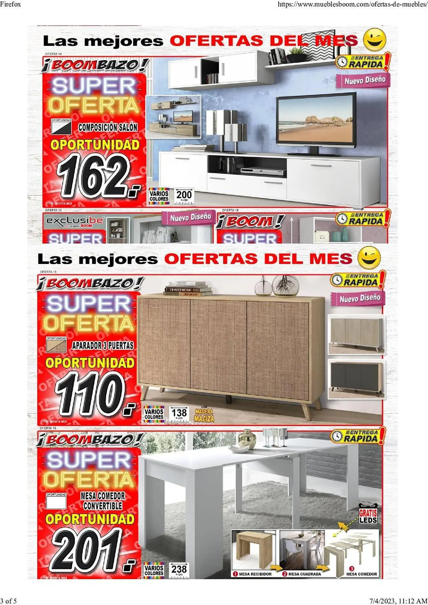 Catálogo de Catálogo Muebles Boom 23 de julio al 30 de septiembre 2023 - Página 3
