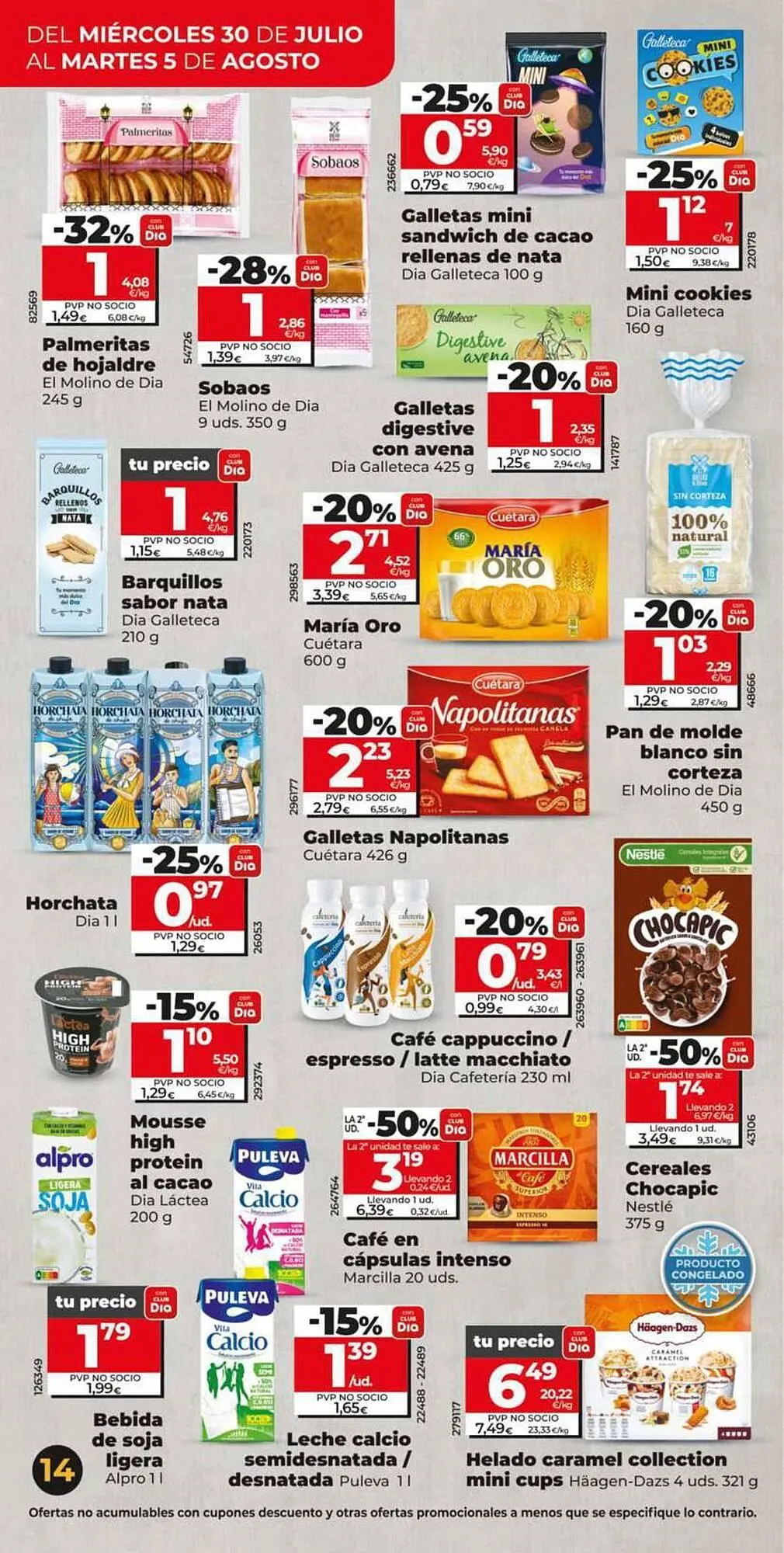 Catálogo de Folleto Dia 30 de julio al 5 de agosto 2025 - Página 14