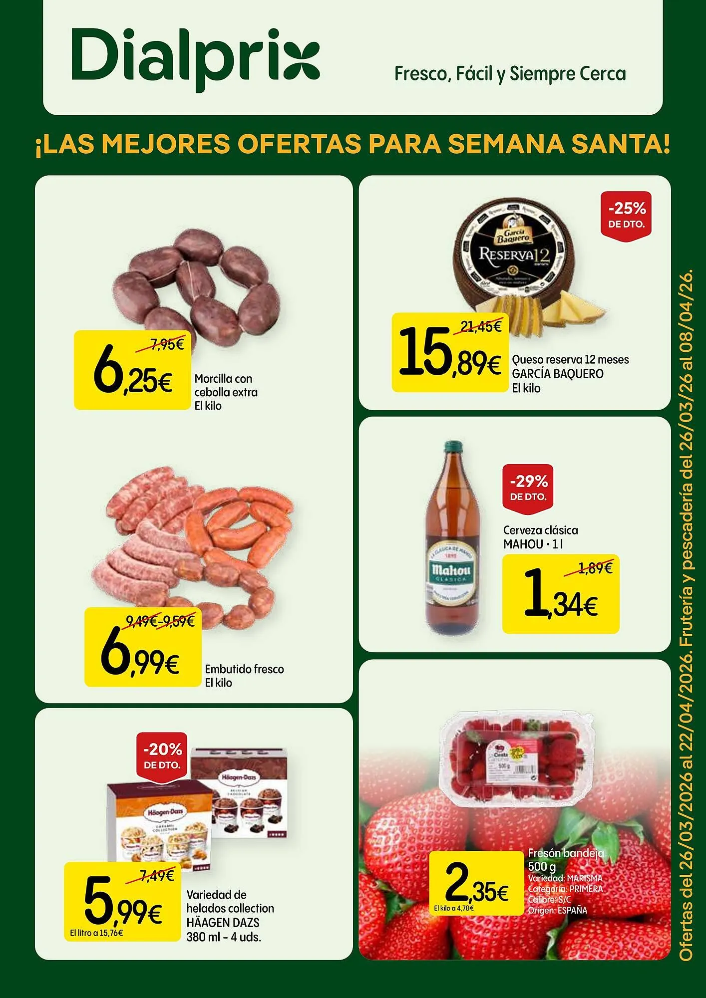 Catálogo de Folleto Dialprix 26 de marzo al 22 de abril 2026 - Página 1